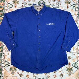 University of Florida Gators Mens Blue Button Up‎ Shirt Size XL Resort